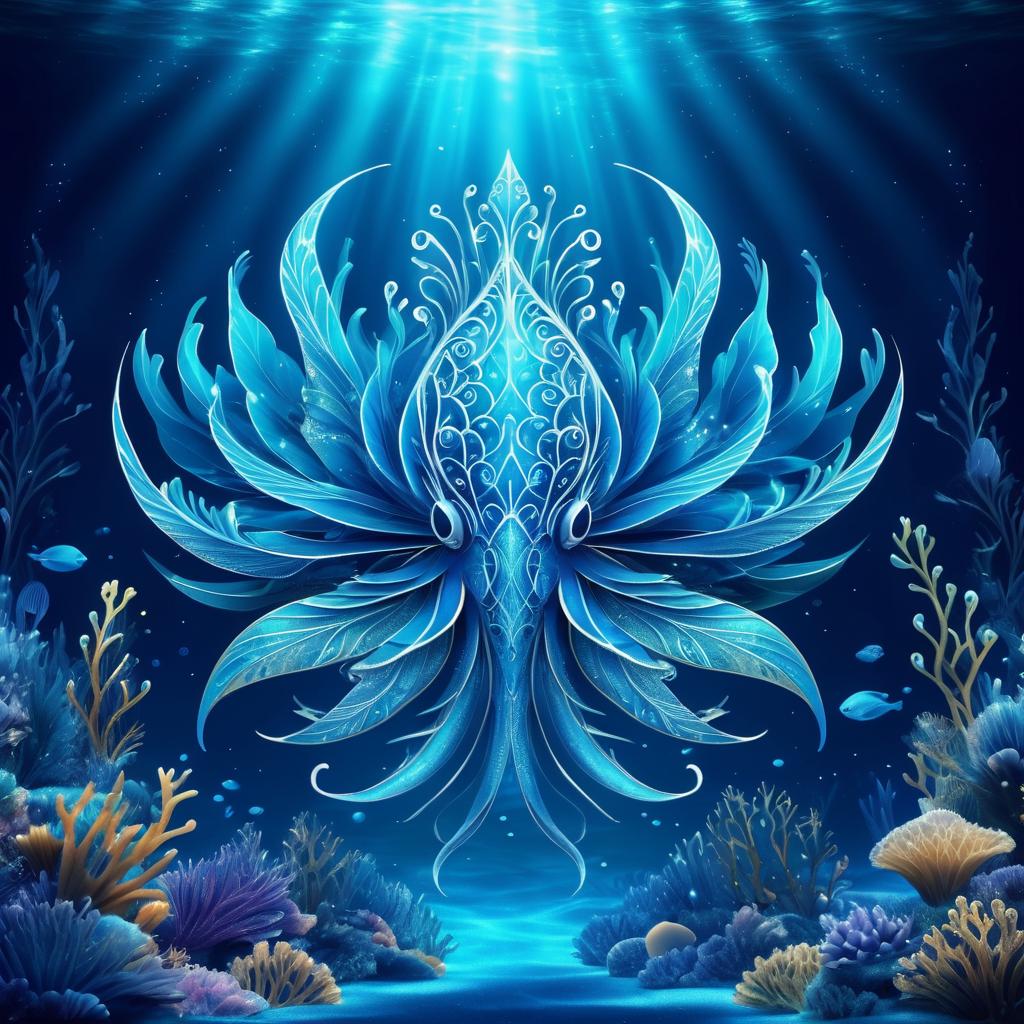 Enchanting Sea Creature in Underwater Realm