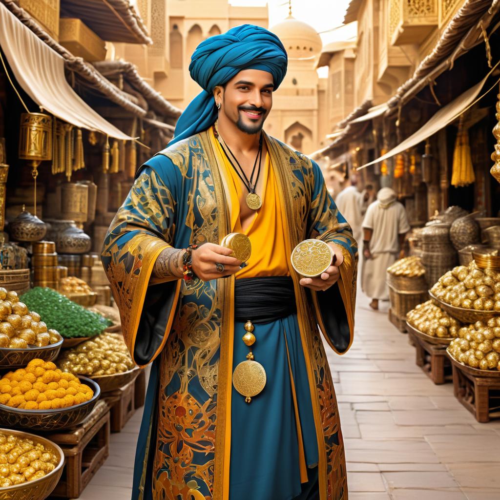 Cunning Middle-Eastern Merchant in Style