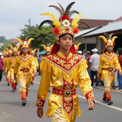 Vibrant Panagbenga Festival Costume Photography