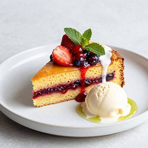 Layered Berry Cornbread Dessert