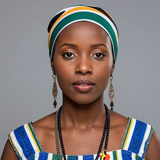 Close-Up South African Female Costume