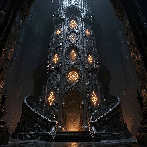 Mystical Orthanc Tower Interior