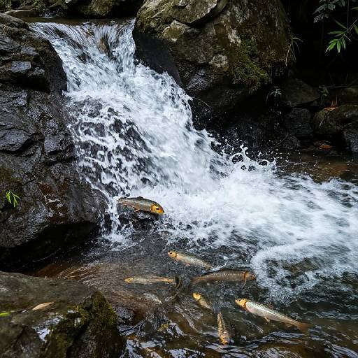Uphill Water Guided by Ancestral Fish