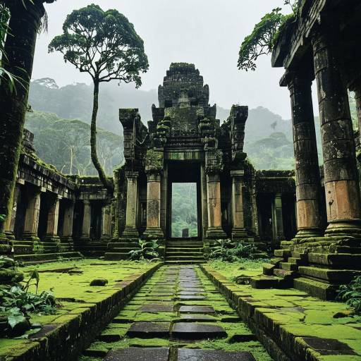 Journey Through Overgrown Ancient Ruins