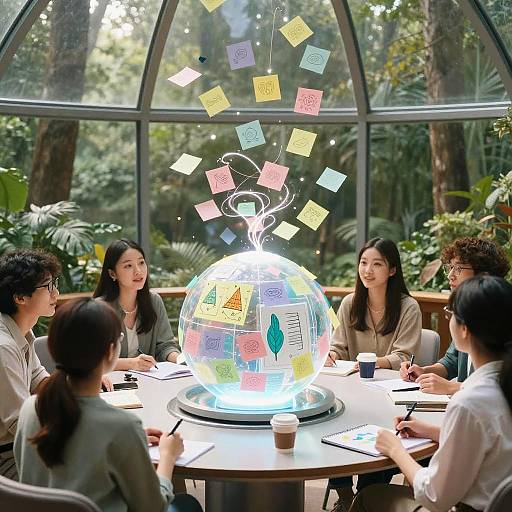 Creative Collaboration in Glass Dome Lounge