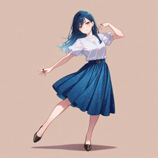 Trendy Young Woman in Fashion-Forward Attire Trendy Young Woman in Fashion-Forward Attire