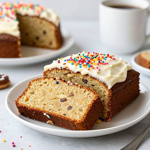 Vegan Gingerbread Cake with Sprinkles