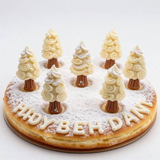 Whimsical Edible Winter Scene