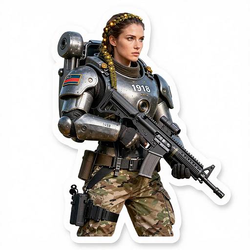 Part-Mech Exosuit Breacher Sticker Pack