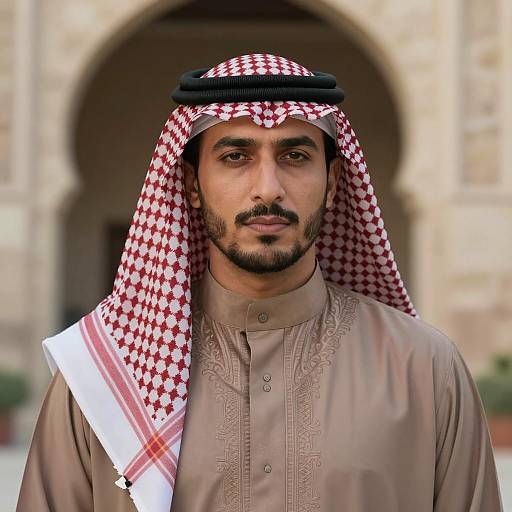 Photorealistic Portrait of Middle Eastern Man