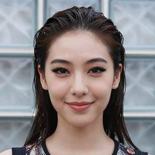 Elegant Close-Up of a Confident Woman