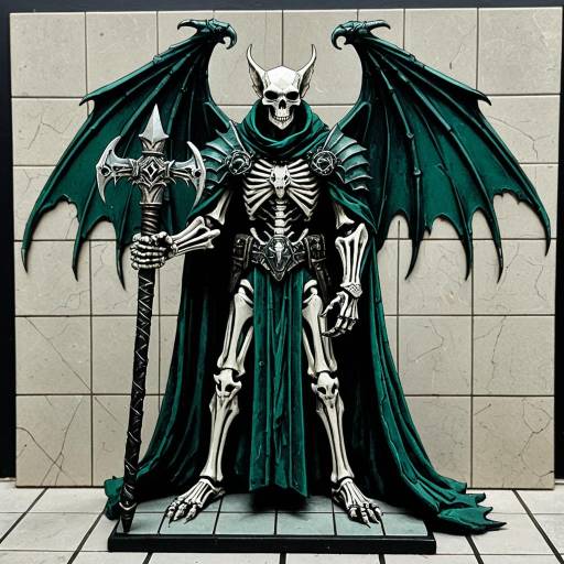 Gargoyle Warrior in Emerald Cloak