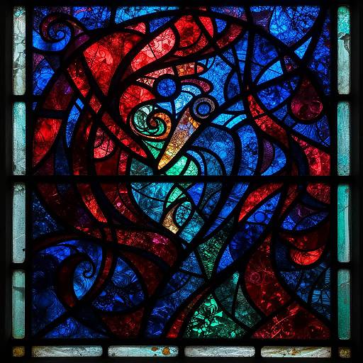 Dynamic Stained Glass Pattern Generator