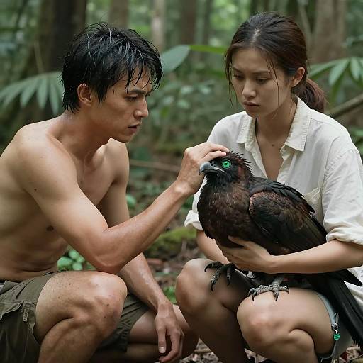 Mysterious Forest Encounter with Creatures