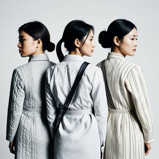 Portrait of Three Asian Women in Fashion