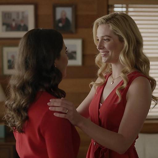 Intimate Moment in a Wooden Room