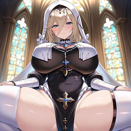 Illustration of Aponia (honkai impact), honkai (series) in the style of Kutan