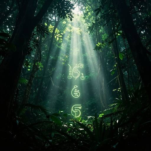 Mystical Aura at Hidden Jungle Temple