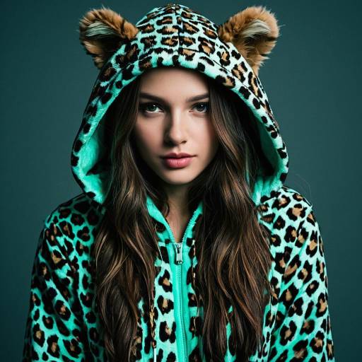 Vibrant Neon Leopard Costume for Girl