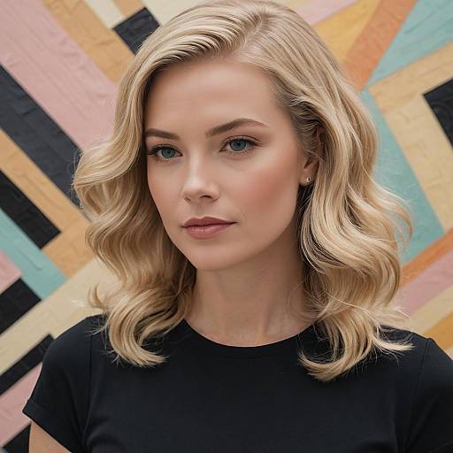 Classic Hollywood Glamour in Pastel