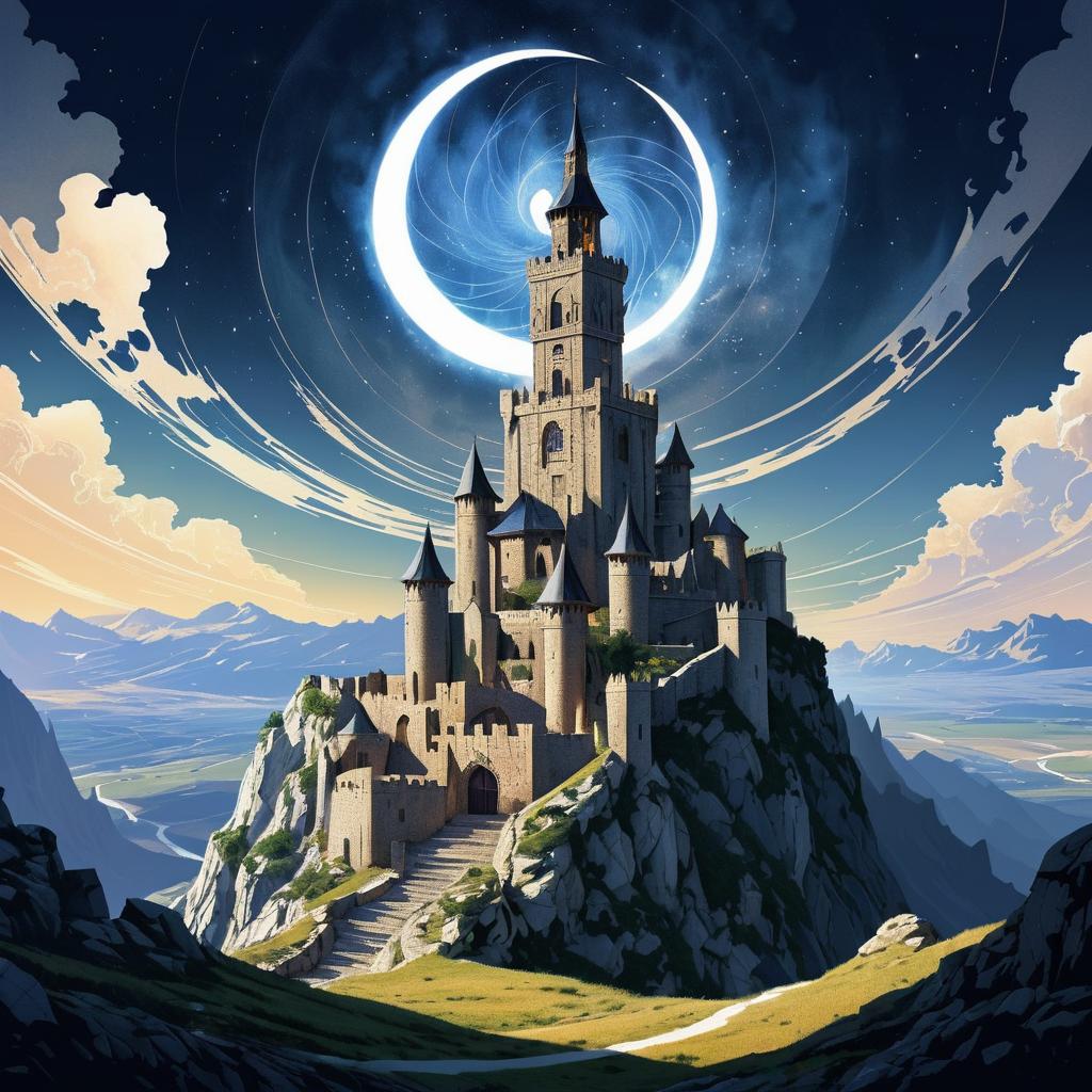 Ethereal Fortress of the Winds Illustration