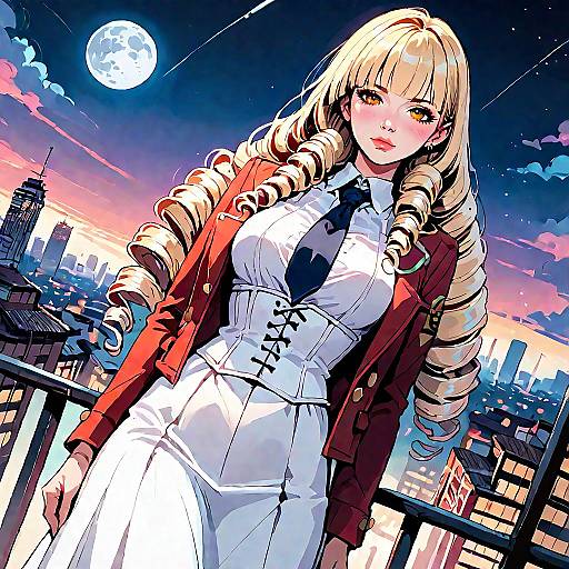 Oriana Rose: Moonlit City Dutch Angle