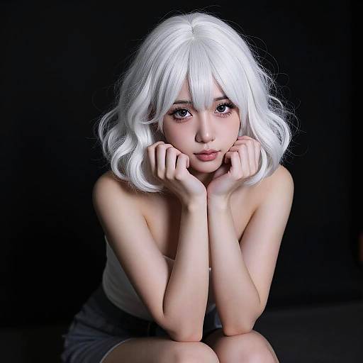 Realistic Portrait of Beautiful Girl