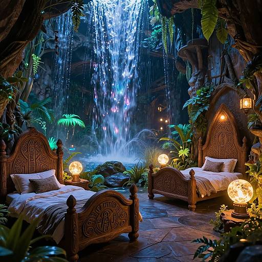Enchanted Fantasy Waterfall Bedrooms