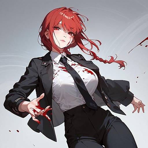 Minimalist Faceless Anime Female