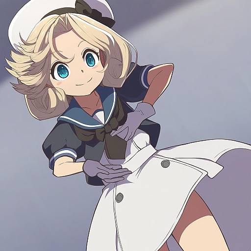 Illustration of Janus (kancolle), kantai collection in the style of Syope