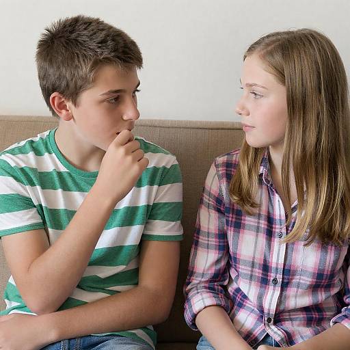 Teenage Friends Sharing a Moment