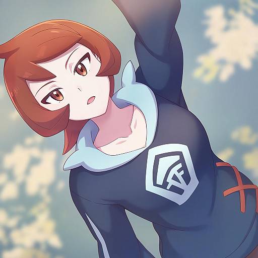 Illustration of Arezu (pokemon), pokemon in the style of E20