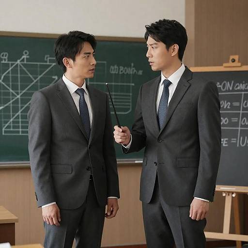 Intense Office Discussion Between Two Men