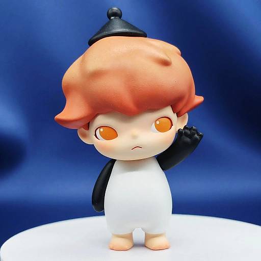 Whimsical Figurine Close-Up Photo