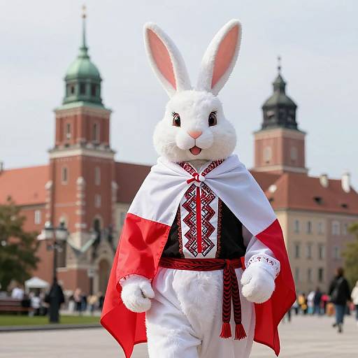 Epic Easter Bunny in Polish Attire