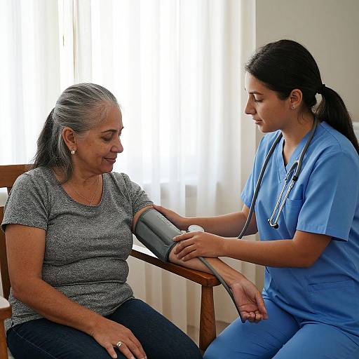 Compassionate Care in Sunlit Room
