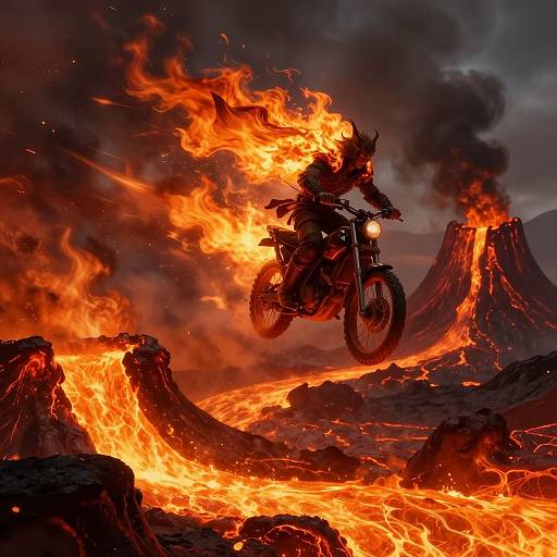 Heroic Rider on Fiery Drake