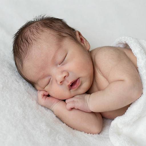 Newborn Baby Bliss on Soft Blanket