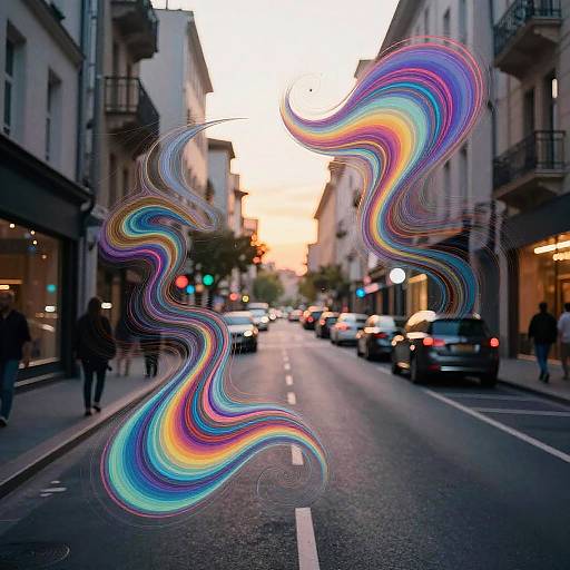 Abstract Urban AI Art Morphing