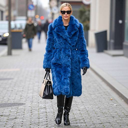 Chic Blonde in Urban Fashion