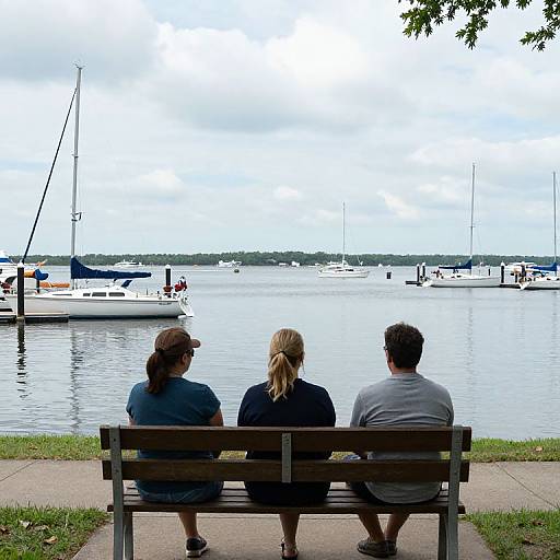 Tranquil Waterfront Scene in Sioux Falls