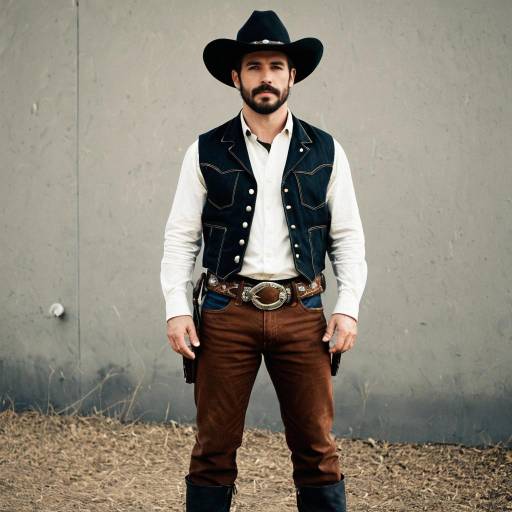 Maverick Cowboy Costume Full Body Portrait
