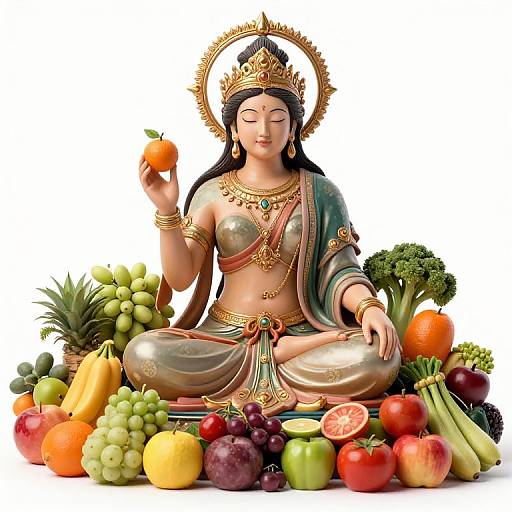 Goddess of Abundance with Fruits