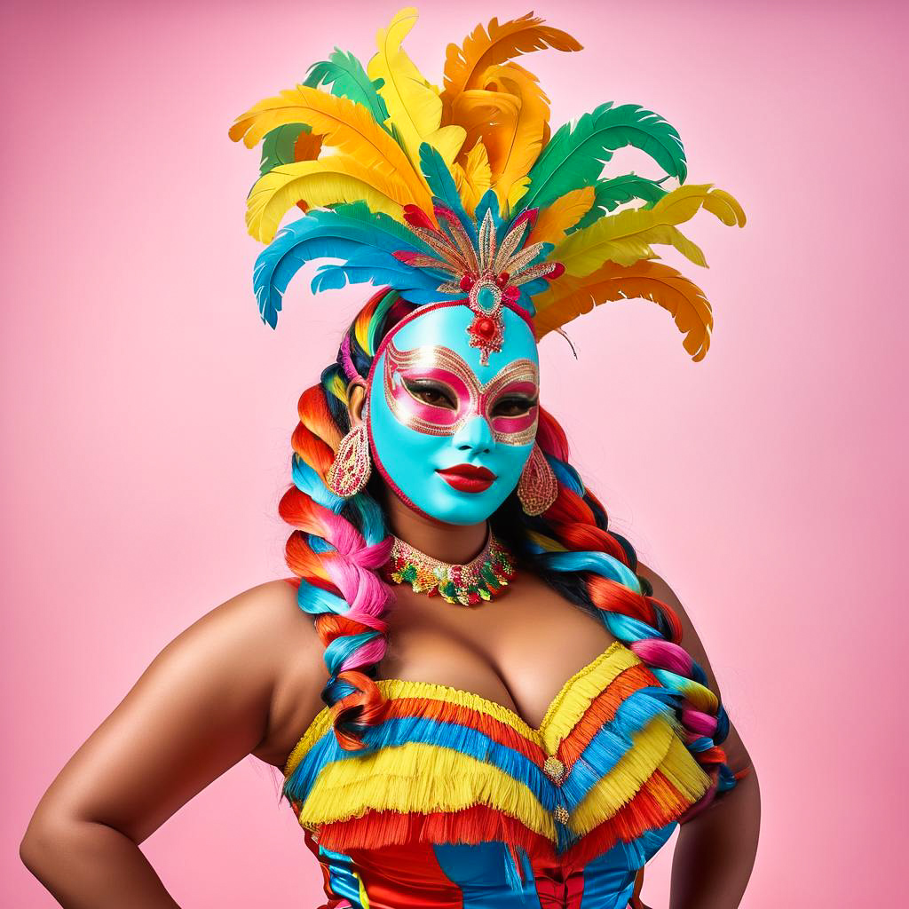 Vibrant Carnaval Celebration Portrait