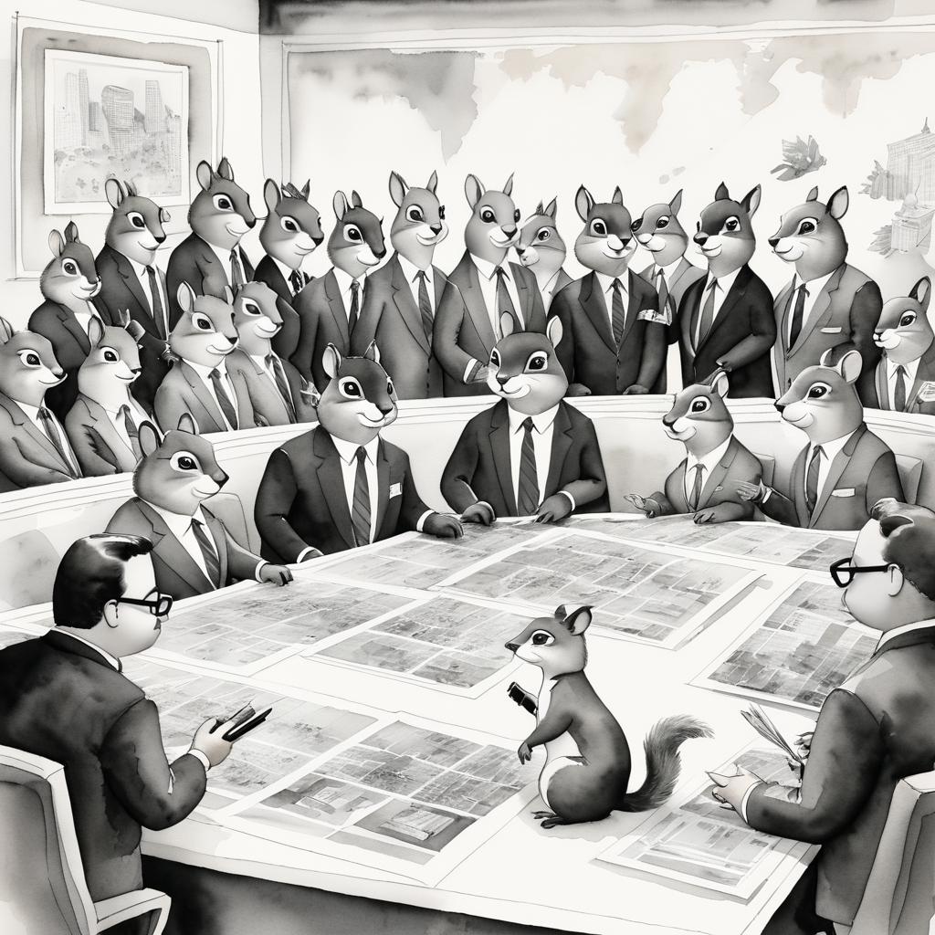 Whimsical Squirrel Executive Presentation