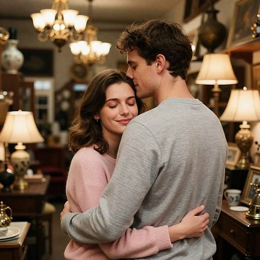 Cozy Embrace in an Antique Haven