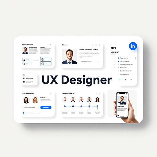 UX Designer LinkedIn Banner Collage