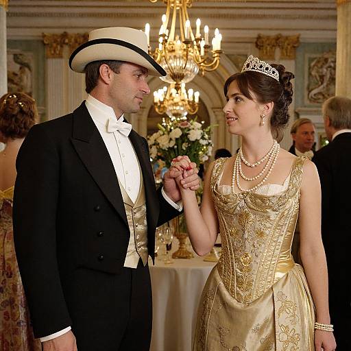 Nineteenth-Century Elegant Spring Ball