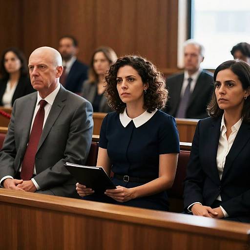 Courtroom Drama with Key Characters