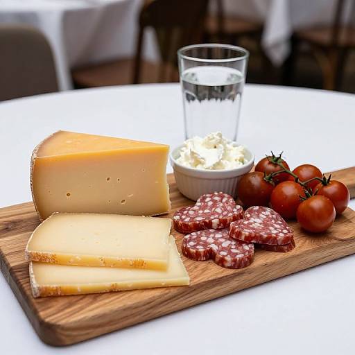 Elegant Wooden Charcuterie Board Display